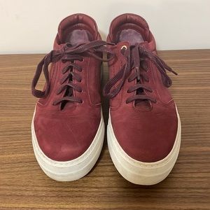 Want Les Essentiels maroon sneakers